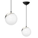 Lampa wisząca SFERA BLACK/CHROME 1xE14