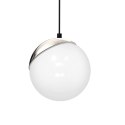 Lampa wisząca SFERA BLACK/CHROME 1xE14