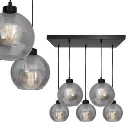 Lampa wisząca SOFIA SMOKED 5xE27