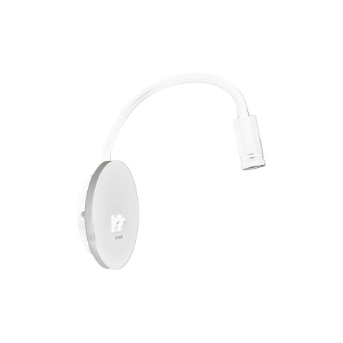 Lampka nocna Base 8W+2W Biały