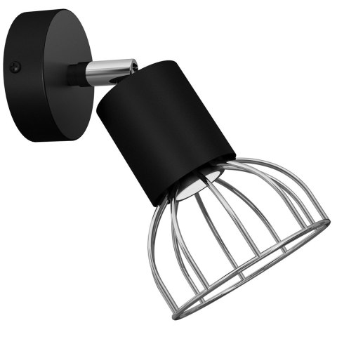 Kinkiet DANTE BLACK/SILVER 1x mini GU10 Kinkiet DANTE BLACK/SILVER 1x mini GU10