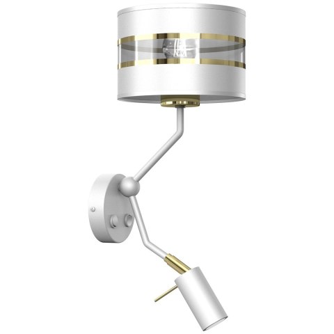 Kinkiet Ultimo 1xE27 1x mini GU10 Biały