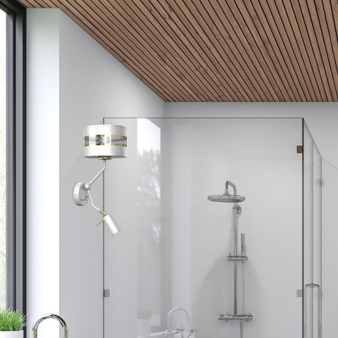 Kinkiet Ultimo 1xE27 1x mini GU10 Biały