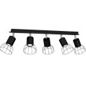 Lampa Sufitowa DANTE BLACK/SILVER 5x mini GU10