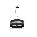 Lampa Wisząca ULTIMO BLACK 3xE27