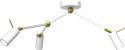 Lampa sufitowa IRIS White/Gold 3x mini GU10