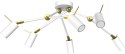 Lampa sufitowa IRIS White/Gold 6x mini GU10