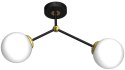 Lampa sufitowa JOY BLACK / GOLD 2xE14