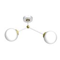 Lampa sufitowa JOY WHITE / GOLD 2xE14