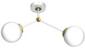 Lampa sufitowa JOY WHITE / GOLD 2xE14