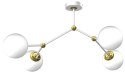 Lampa sufitowa JOY WHITE / GOLD 4xE14