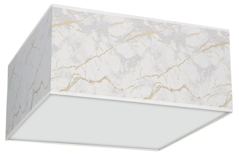 Lampa sufitowa Senso kwadrat 3xE27 Biały/Złoty