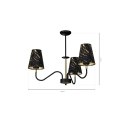 Lampa wisząca HERMES Black/Gold 3xE27