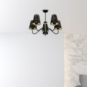 Lampa wisząca HERMES Black/Gold 5xE27