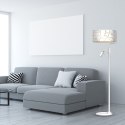 Lampa podłogowa ZIGGY WHITE White/Gold 1xE27 + 1x mini GU10