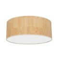 Lampa sufitowa CORK White/Cork 3xE27 Ø50cm