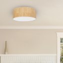 Lampa sufitowa CORK White/Cork 3xE27 Ø50cm