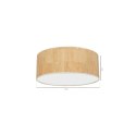 Lampa sufitowa CORK White/Cork 3xE27 Ø50cm