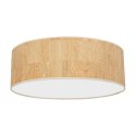 Lampa sufitowa CORK White/Cork 3xE27 Ø60cm