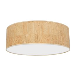 Lampa sufitowa CORK White/Cork 3xE27 Ø60cm