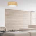 Lampa sufitowa CORK White/Cork 3xE27 Ø60cm