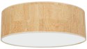 Lampa sufitowa CORK White/Cork 3xE27 Ø60cm