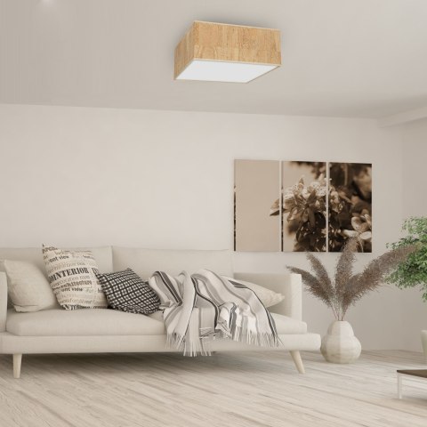Lampa sufitowa Cork 3xE27 Biały / Korek