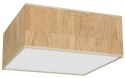 Lampa sufitowa CORK White/Cork 3xE27