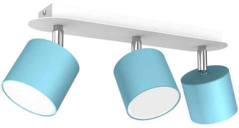 Lampa sufitowa Dixie 3xGX53 Niebieski/Biały