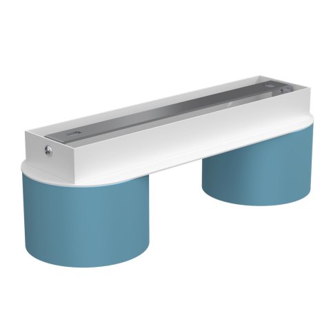 Lampa sufitowa Dixie 2xGX53 Niebieski / Biały