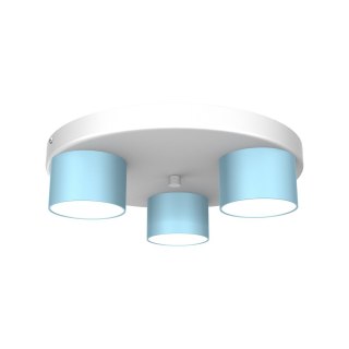Lampa sufitowa Dixie 3xGX53 Niebieski / Biały