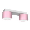 Lampa sufitowa DIXIE Pink/White 2xGX53