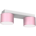 Lampa sufitowa DIXIE Pink/White 2xGX53