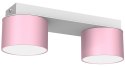 Lampa sufitowa DIXIE Pink/White 2xGX53