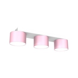 Lampa sufitowa DIXIE Pink/White 3xGX53