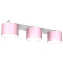 Lampa sufitowa DIXIE Pink/White 3xGX53