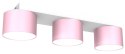 Lampa sufitowa DIXIE Pink/White 3xGX53