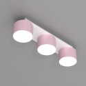 Lampa sufitowa DIXIE Pink/White 3xGX53