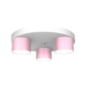 Lampa sufitowa DIXIE Pink/White 3xGX53