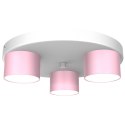 Lampa sufitowa DIXIE Pink/White 3xGX53