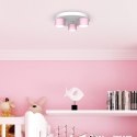 Lampa sufitowa DIXIE Pink/White 3xGX53