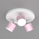 Lampa sufitowa DIXIE Pink/White 3xGX53