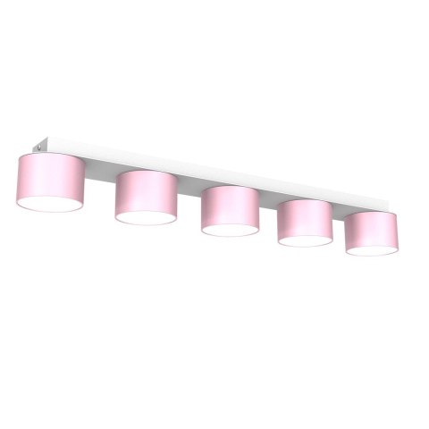 Lampa sufitowa DIXIE Pink/White 5xGX53