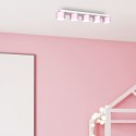 Lampa sufitowa DIXIE Pink/White 5xGX53