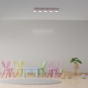 Lampa sufitowa DIXIE Pink/White 5xGX53