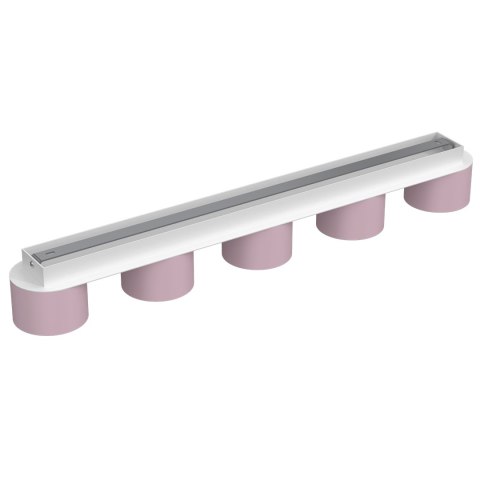 Lampa sufitowa Dixie 5xGX53 Różowy/Biały