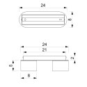 Lampa sufitowa DIXIE White 2xGX53