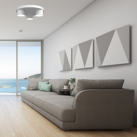 Lampa sufitowa Dixie 3xGX53 Biały