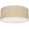 Lampa sufitowa MARSHALL WHITE / RATTAN 2xE27 Ø40cm