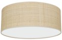 Lampa sufitowa MARSHALL WHITE / RATTAN 2xE27 Ø40cm